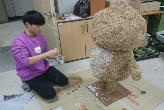 2015 원예식물 압화전시회 준비